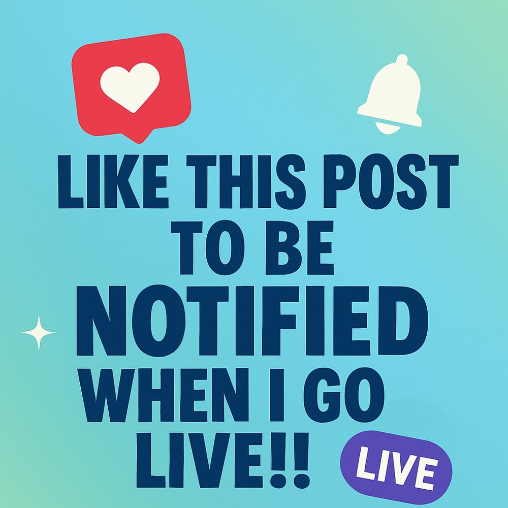 JOIN MY LIVE SHOW!!!